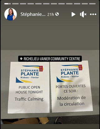 TinaLeMuseum's tweet photo. @siobhanwanders @PlanteSteph613 Councillor Plante hosted an event at a Vanier community centre on this subject yesterday. https://t.co/5ev6JoUTLU
