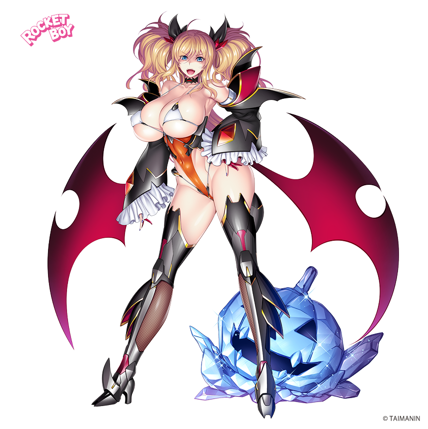 「【好評受注中】  『対魔忍RPGX』より 「鬼崎きらら ハロウィンヴァンパイアV」|ネイティブのイラスト