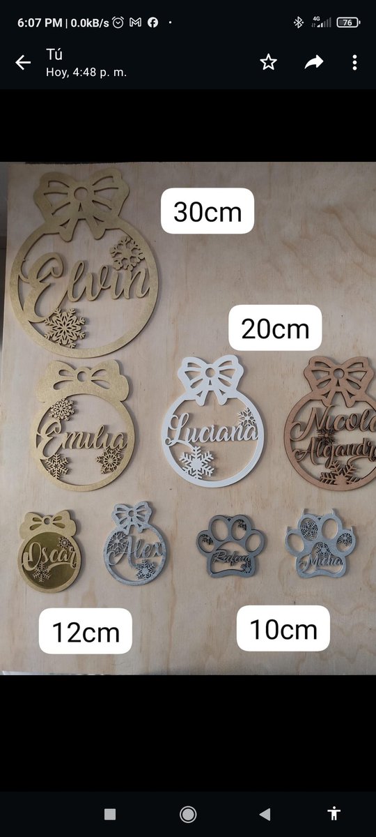 koshovei's tweet photo. Compren compren 🎵🎶 esferas personalizadas en MDF! https://t.co/K1n9ssXh71