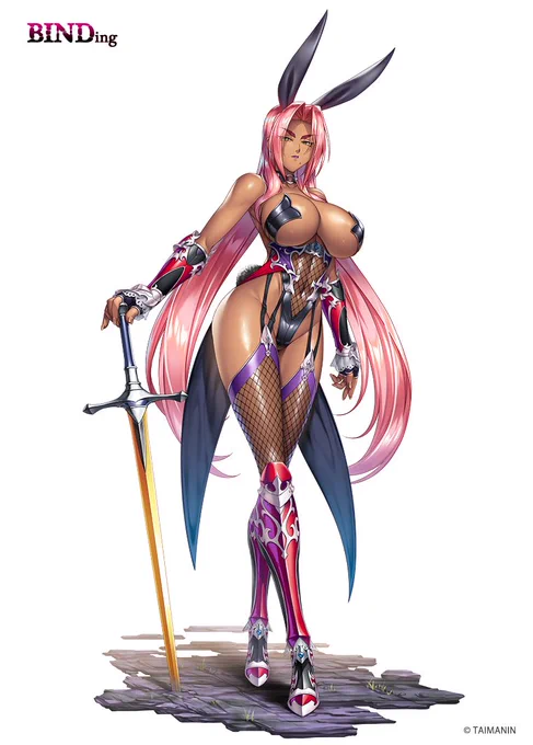 『対魔忍RPG』より 「イングリッド バニーVer.」 原型制作:永野健民(永野工房)  #バインディング #エロホビ