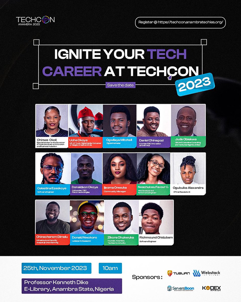 TechCon_'s tweet image. Day 0 🥳🎉

#TechConAnambra23 
#TheNextWave2023