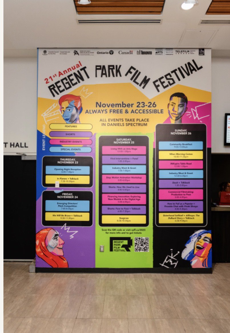 RegentParkFilm's tweet photo. Some photos from our opening night reception. RPFF is happening all weekends. Free tickets are still available at https://t.co/wQNjslzTmE
#freefilms #rpff23 #rff #torontofilm https://t.co/dIsgjZdIPg