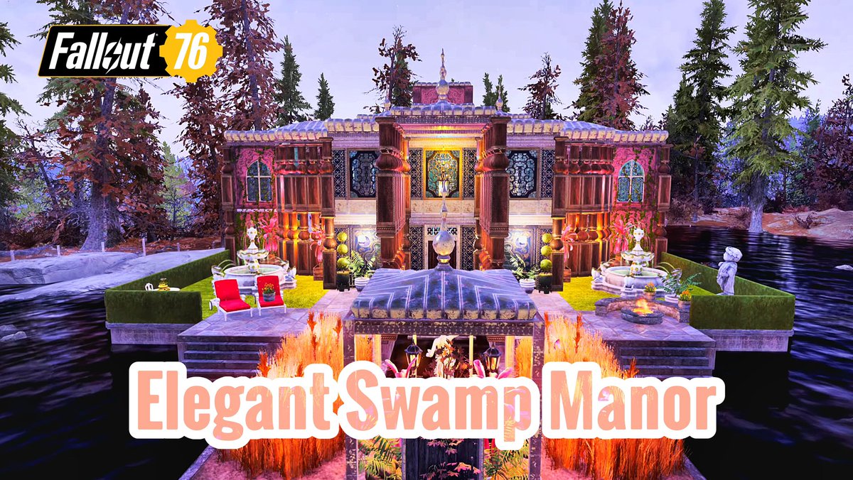 RyanDLeighton's tweet photo. Did another big camp build in fallout 76 check it out https://t.co/dPrpQ4EOh5 #Fallout76 #modernhome https://t.co/s01PtBegY0