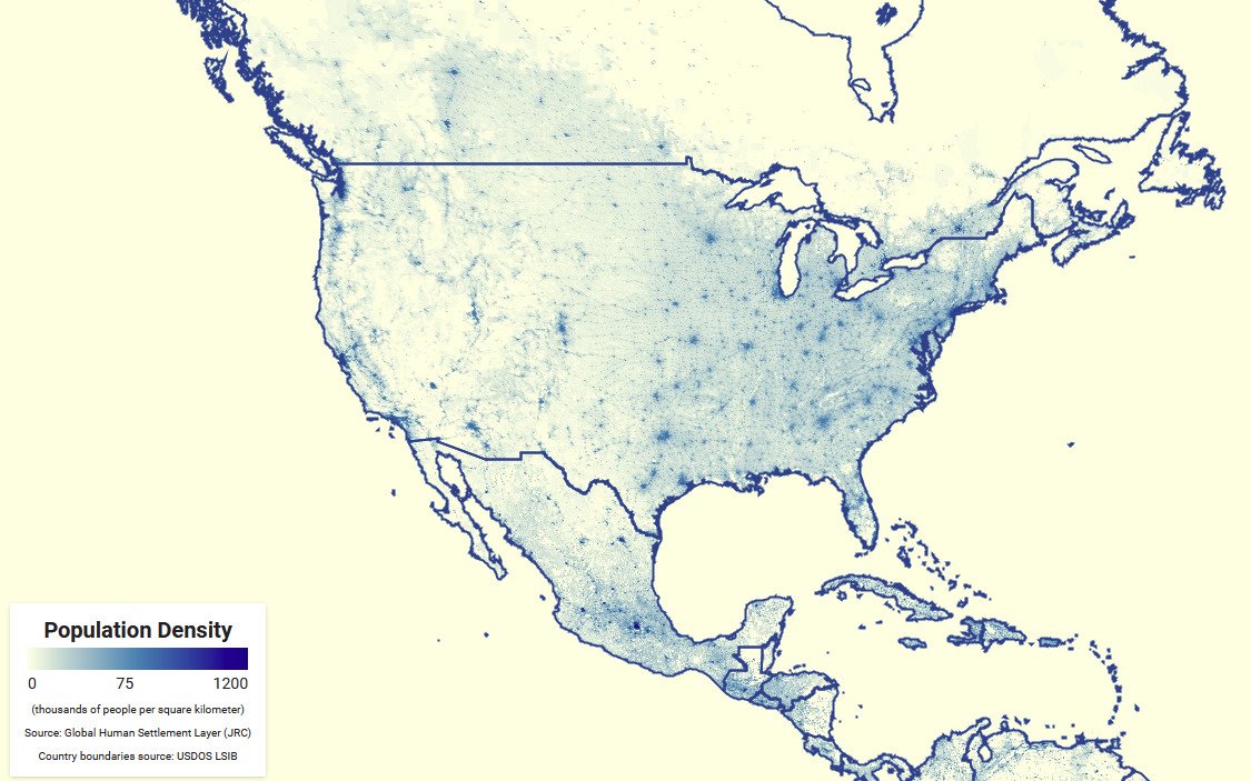 Jerome_arq's tweet photo. 📶 #ViernesDeMapitas les traigo esta visualización de la densidad de población para América del Norte 🤓🗺
Chéquele qué shulada 👌🏾🤩👇🏾
#MapitasLover
🧵1/4 https://t.co/jjact5I3UX