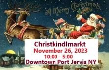 2023 November 24 - Tomorrow is the city tree lighting at City Hall at 6:00pm and Sunday is the city’s Chriskindlmarkt on Front Street downtown from 10:00am-5:00pm.