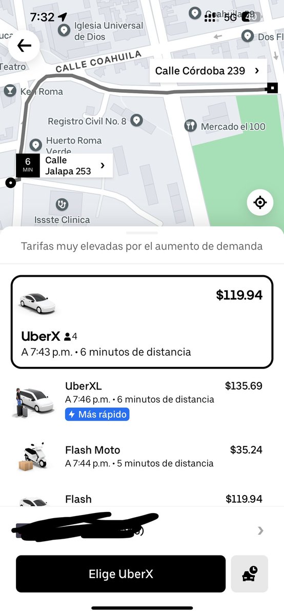 AbraEsCa's tweet photo. @Uber_MEX @GobCDMX ¿Que mamada
con tus tarifa, Uber?

Hagan algo @GobCDMX https://t.co/tKTrS0nQDY