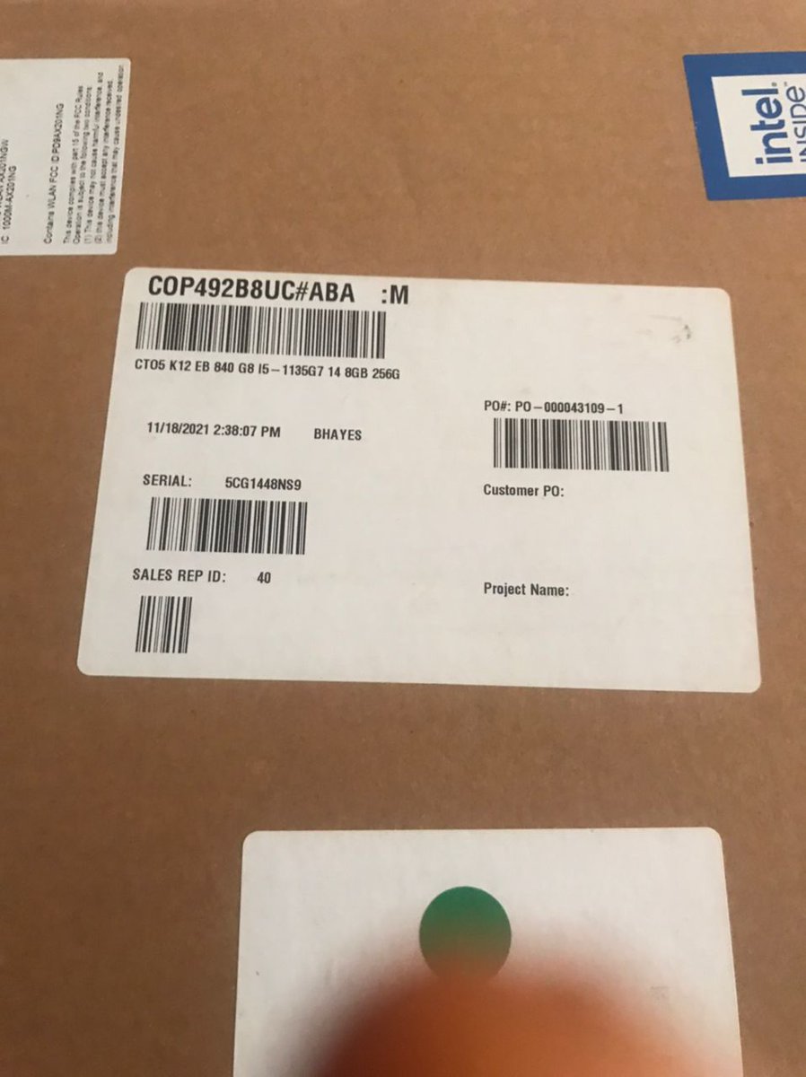 JudithChizoba's tweet photo. Brand new 
Hp Elitebook 840G8
11th generation Intel processor 
Corei7 
16GB RAM 
256SSD storage capacity 
Screen touch 
Keyboard light 
Face id 

Available in 
Corei5 
840G8 
11th gen
8GB RAM 
256SSD storage capacity 
Screen touch 
Keyboard Light 
Face id 
DM 
#laptopsale https://t.co/wpRGmxcAgJ