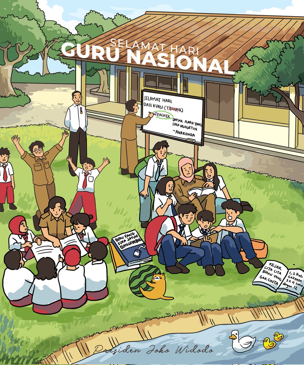 Guru bukan lagi sekadar seorang yang digugu dan ditiru, yang menjadi suri teladan anak-anak didik, melainkan tokoh yang menentukan laju peradaban bangsa. Mereka menjadi jembatan anak-anak masa kini untuk melangkah ke masa depan. Di pundak mereka tersampir harapan orang tua,