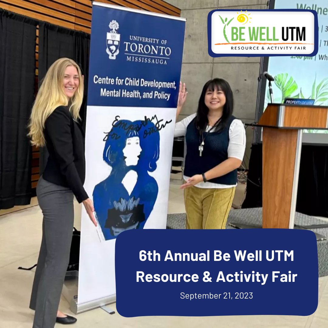 Dr. Ruthie Speidel, professor of psychology and Managing Director of the CCDMP, spoke at the 6th Annual Be Well UTM Resource &amp; Activity Fair on September 21, 2023. She spoke about The 3Es of Wellbeing.