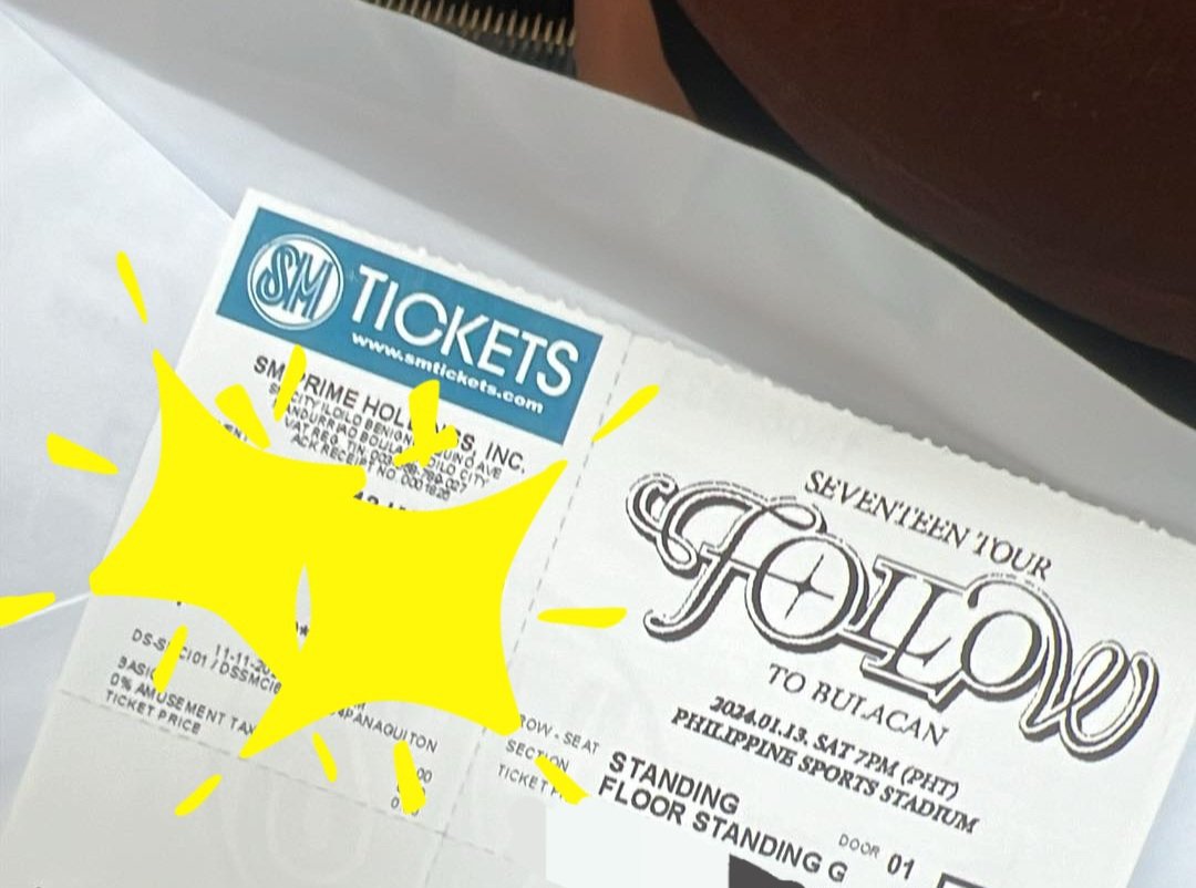 vkhestia's tweet photo. WTS/LFB 
SEVENTEEN FOLLOW TOUR BULACAN *DAY 1*

~ (1) Floor Standing F  
~ (1) Floor Standing G

RFS: secured desired seats for Day 2

*will be getting tix at the day of the concert since the holder of the tix is from iloilo pa 🤗*

DM if interested 🫶 https://t.co/4fUtGaVWIU