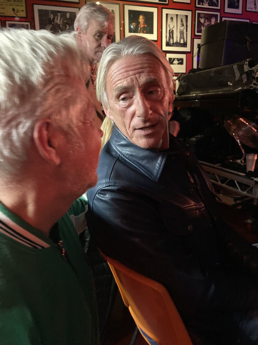 Traaec's tweet image. Finally after 40 years I met Mr Paul Weller! @WellerFanPod @PaulWellerNews @paulwellerHQ