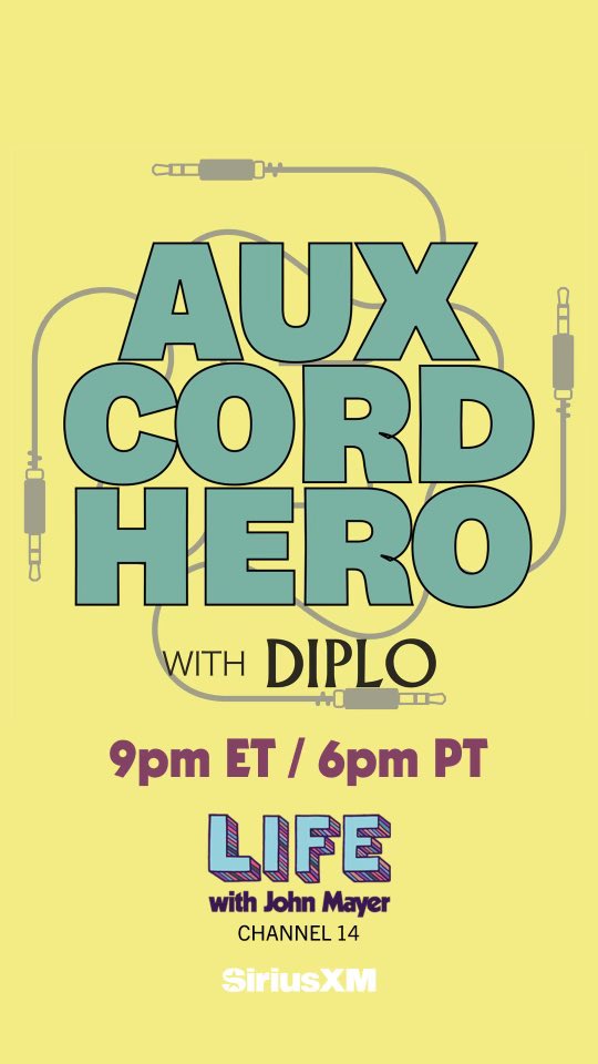 lifewithjm's tweet image. Listen to the 1st episode of Aux Cord Hero curated by @Diplo now on @SIRIUSXM Channel 14 and the app. siriusxm.us/LWJMtt