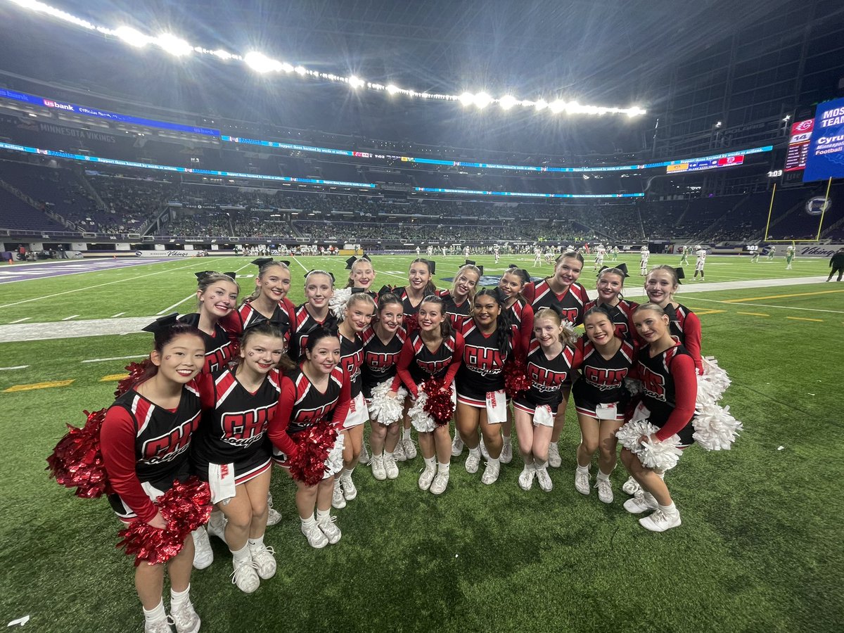 KienitzRachel's tweet photo. The 2023 MSHSL Prep Bowl continues with the Class AAAAAA matchup between the Edina and the Centennial!!!  Please welcome The Cougars and Hornets!!!
@MSHSLjohn @MSHSL @edinahornets #centennialcougars https://t.co/pxCdTxOFoC