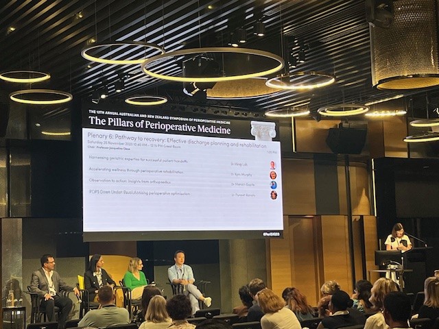 Thanks to Dr Ming Loh, Dr Kym Murphy, Dr Manish Gupta and Dr <a href="/PuneetRanote/">Puneet Ranote</a> for your insightful presentations at #PeriSIG23, as well as to session chair, <a href="/JacquiCTClose/">Jacqueline Close</a>. After lunch we move our focus to fresh insights in education and evidence #perioperativemedicine #anaesthesia