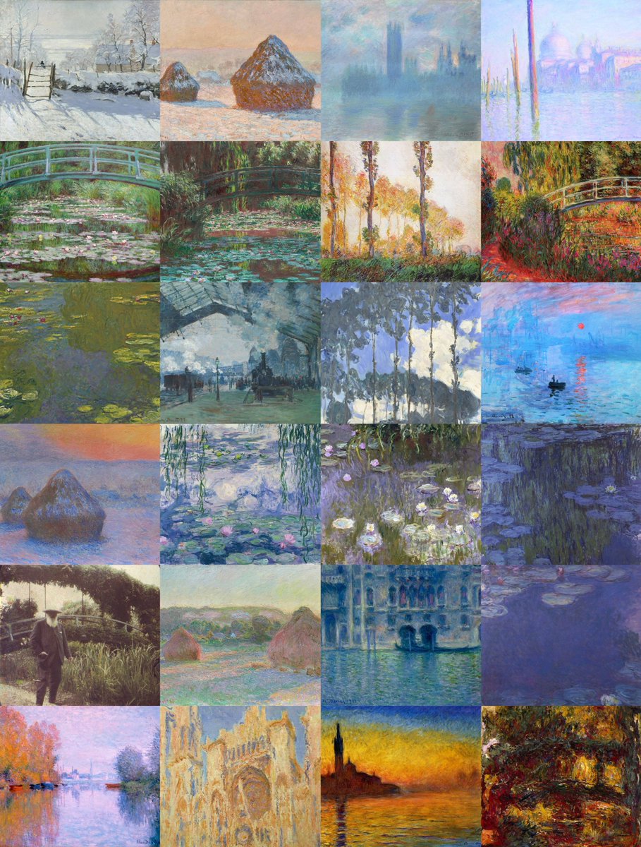 culturaltutor's tweet image. Why is Claude Monet so popular?

In a world of anger, politics, and anxiety, and of artists trying to surprise or change us, his paintings stand apart as works of pure and truthful delight.

His water lilies and haystacks simply offer us uncomplicated joy and deeply needed peace.
