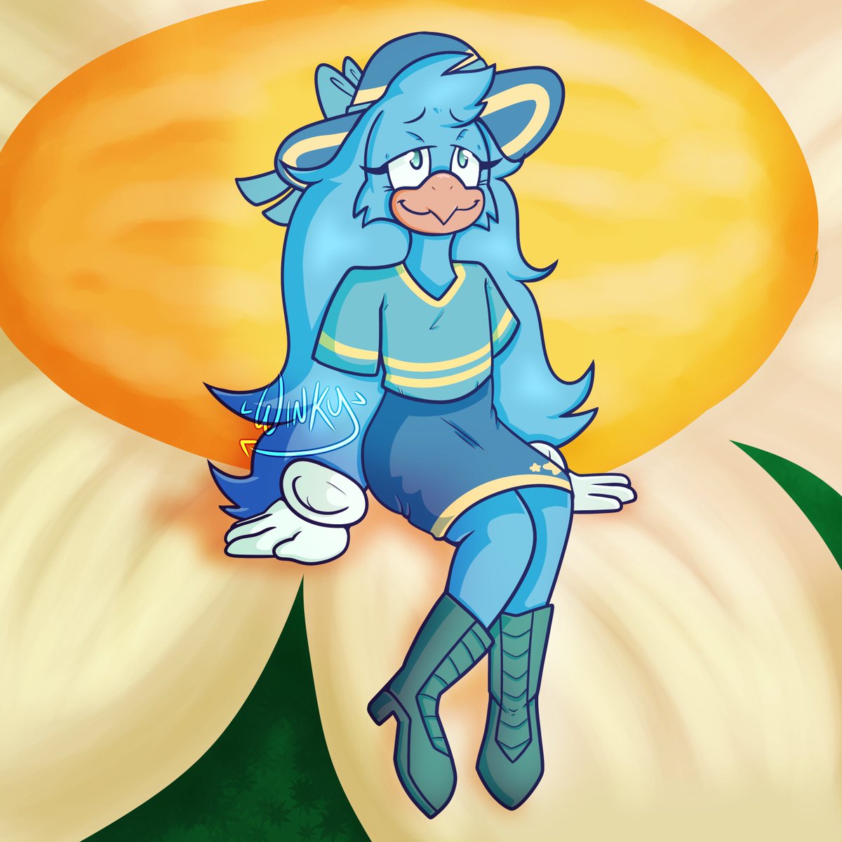 WINKYDINX_'s tweet image. #ToontownOC commission for @ThisIsRealFish! Thank you so much for working with me! 🥝🌼
#Toontown #ToontownFanart