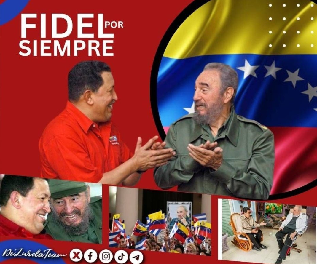 #Últimahora viernes zurdo de mi Cmdte en Jefe.
Quién habla de #FidelPorSiempre ❓

Chávez: “Yo para eso no tengo complejos, ¡padre te llamo delante del mundo!”.

#DeZurdaTeam