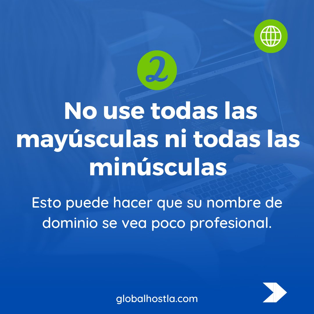 globalhostca's tweet image. Recomendaciones para tu nombre de dominio:

#hosting #dominioweb #GlobalHost