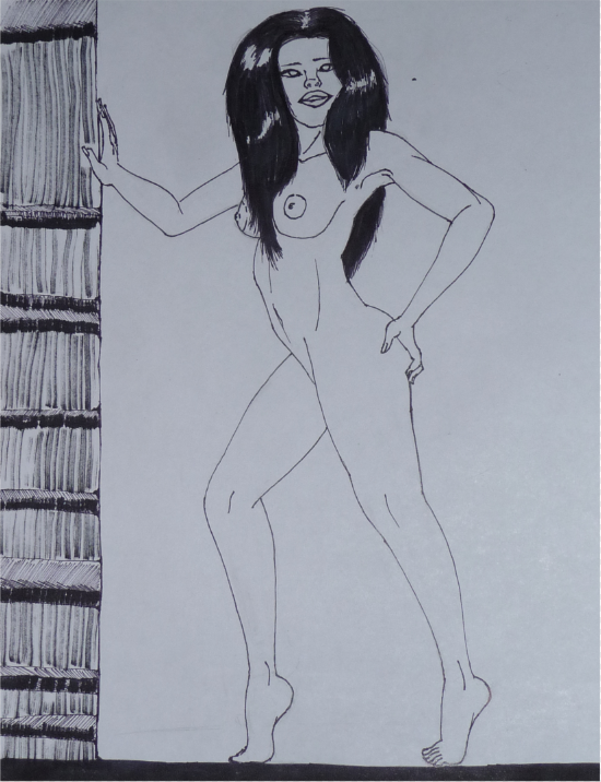 —práctica de poses:  Entintado  
#traditionalart 
#penart 
#sketch 
#graffitiart 
#pinupart
 #drawingexercise