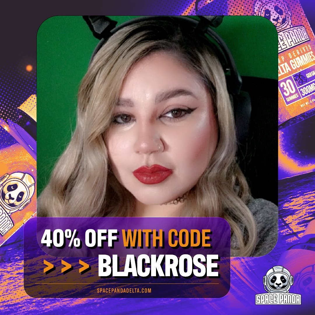 Blackrose_88's tweet photo. Live now! going to play some Lethal company with ebony and see where the night takes us!
twitch+Blackrose88
@GetWetSports
Also dnt 4get that if you use code Blackrose when you order from @SpacePandaDelta you will get 40% off til sunday night!! #screamreapers #spacepandafam https://t.co/cWq2MwGKQB
