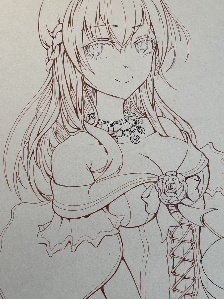 ウォースパイト(艦隊これくしょん) 「ちょっと休憩。。。」|おかめのイラスト
