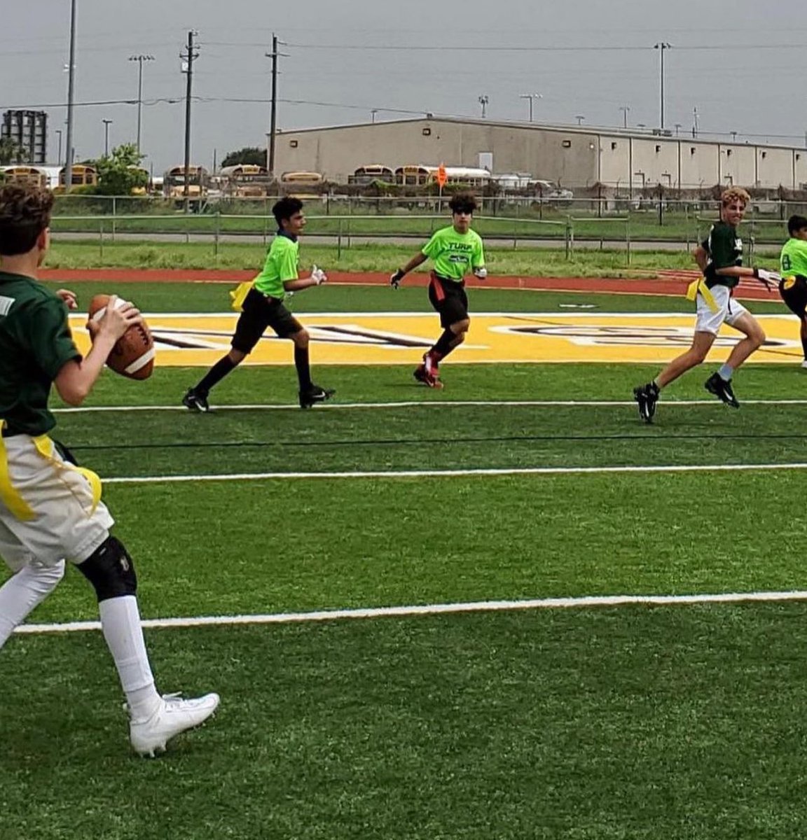 TurfSportsCC's tweet photo. #turftrained Trevor Long, with no fear , goes down the field and doesn’t even flinch to close out the third round of the playoffs! Congratulations Bucs! https://t.co/ED9p63Lz5W