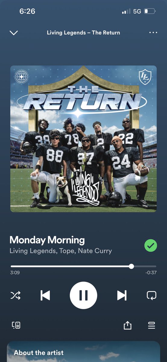 New <a href="/LivingLegends/">Living Legends</a> amazing I keep replaying <a href="/SCARUB/">SCARUB</a> verse over and over 🤯🤯 #LL #LegendaryMusic #PutThemLsUp