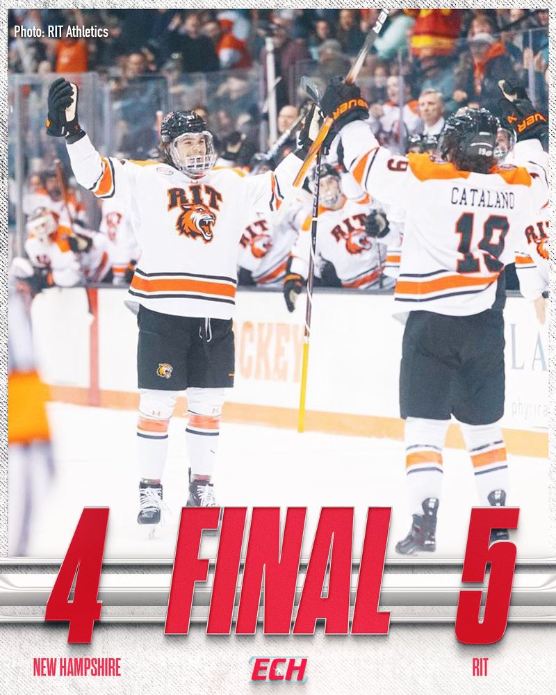 TeamECH's tweet photo. RIT downs UNH in night 1! https://t.co/AtSDxAM4LG