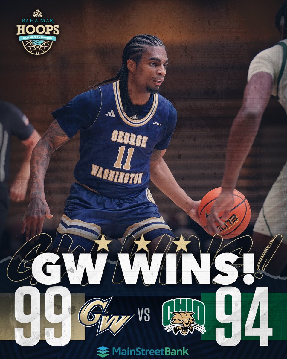 GW Men's Basketball tweet media