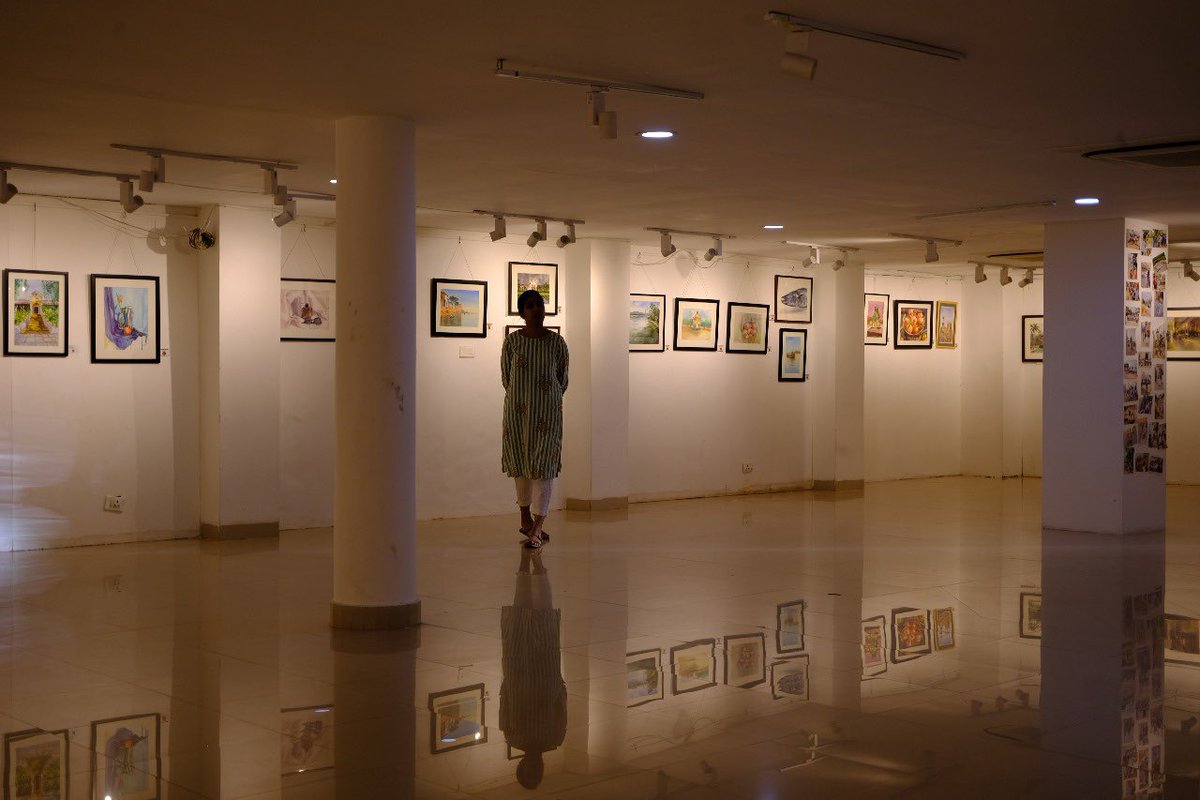 Where Art Meets Cinema: Explore the enchanting art gallery at IFFI 54 ✨
A fusion of creative expressions and cinematic magic, each piece tells a tale of visual storytelling at its finest 🎨🎬 

#IFFI #IFFI54 #IFFIGOA #ESGGOA #ArtGallery #IFFI54ArtGallery #CinematicCreativity