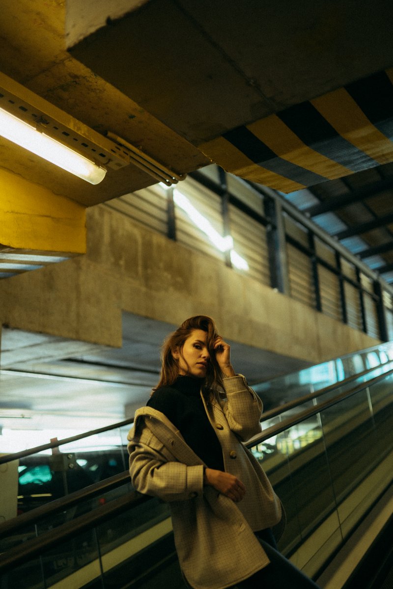 Parking lot escape #portrait #photography #model #streetphotography #24mm