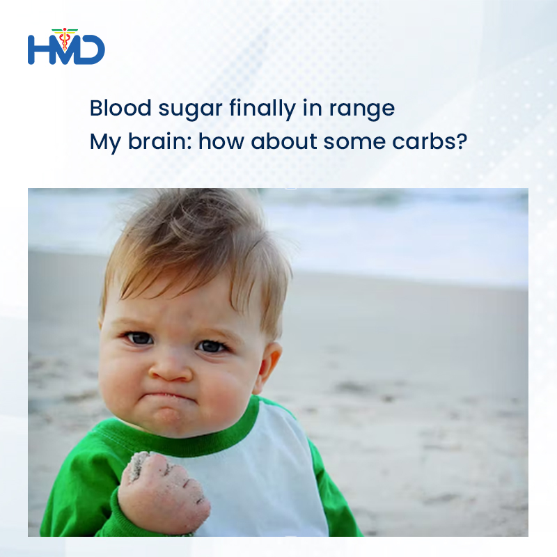hmdhealthcare's tweet photo. When your blood sugar behaves, but your brain suggests a carb party!
Dismiss tempting thoughts and maintain a balance between health and cravings for your overall well-being.
#Meme #MedicalMeme #HealthMeme #FunnyMeme #Memes #Diabetes #HMD #HMDHealthcare https://t.co/rINOaOBcWN