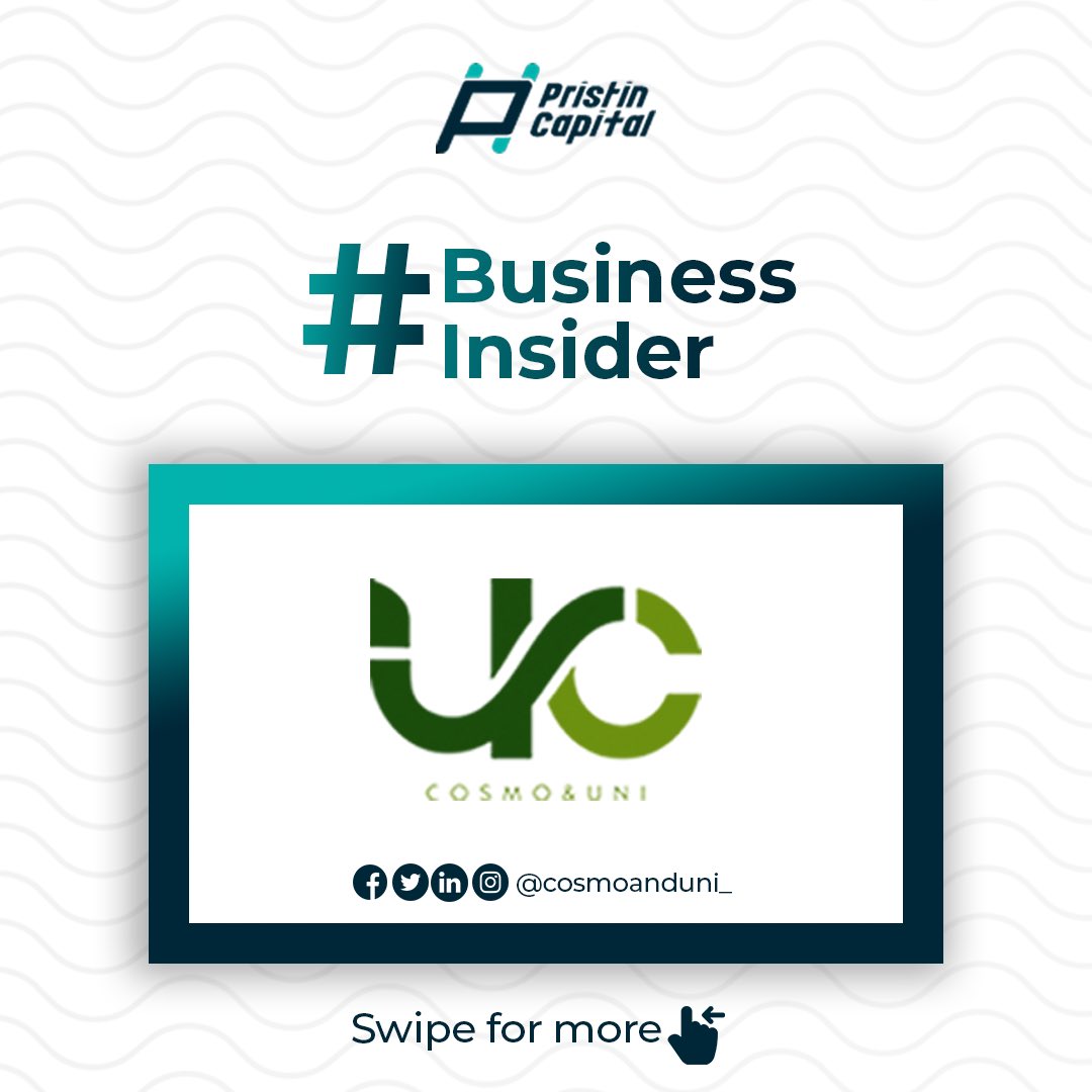 PristinCapital's tweet photo. Business Insider with Cosmo and Uni Services, @Cosmoanduni_ 

@Cosmoanduni_ is a creative agency that helps brands elevate their identity, captivate their audience and build unforgettable brand experiences

#pristincapital #smeinvestmentinabuja #smeindustries #cosmoanduni https://t.co/UH676AgXbO
