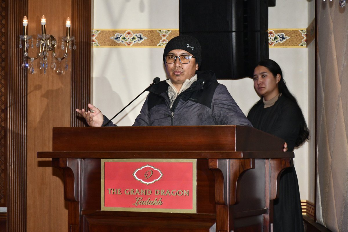 LAHDC_LEH's tweet photo. Dy Chairman @Angchuk5 &amp; MP @jtnladakh attended the annual review meeting of @ledegladakh on Nov 24. 

Various developmental projects under #BORDAProject were evaluated &amp; deliberations held on future courses of collaborative actions between Hill Council Leh &amp; #LEDeG. https://t.co/4n9C9i6054