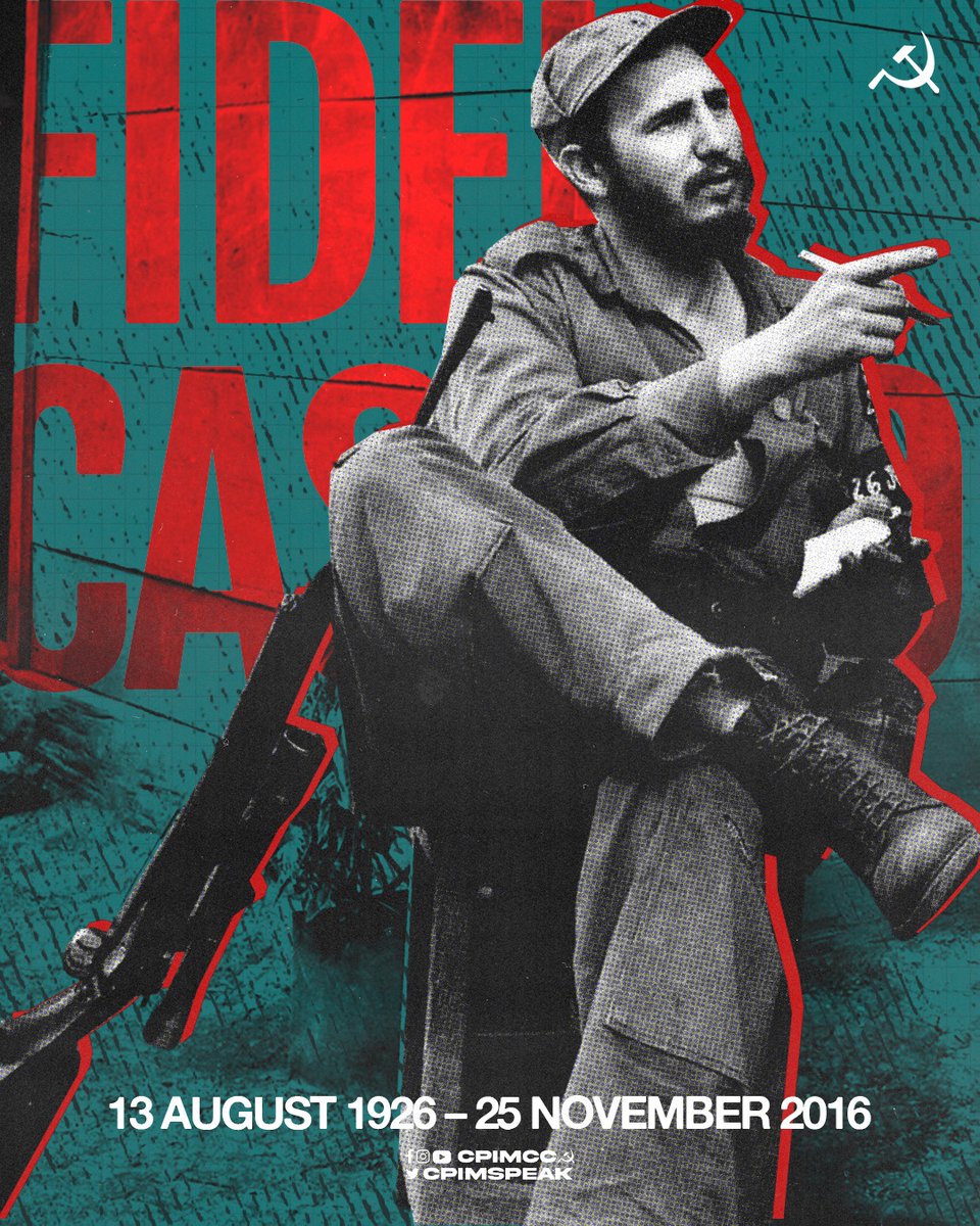 cpimspeak's tweet photo. Fidel Castro, The great revolutionary.

#fidelcastro #cuba https://t.co/A62Z0qLx1I