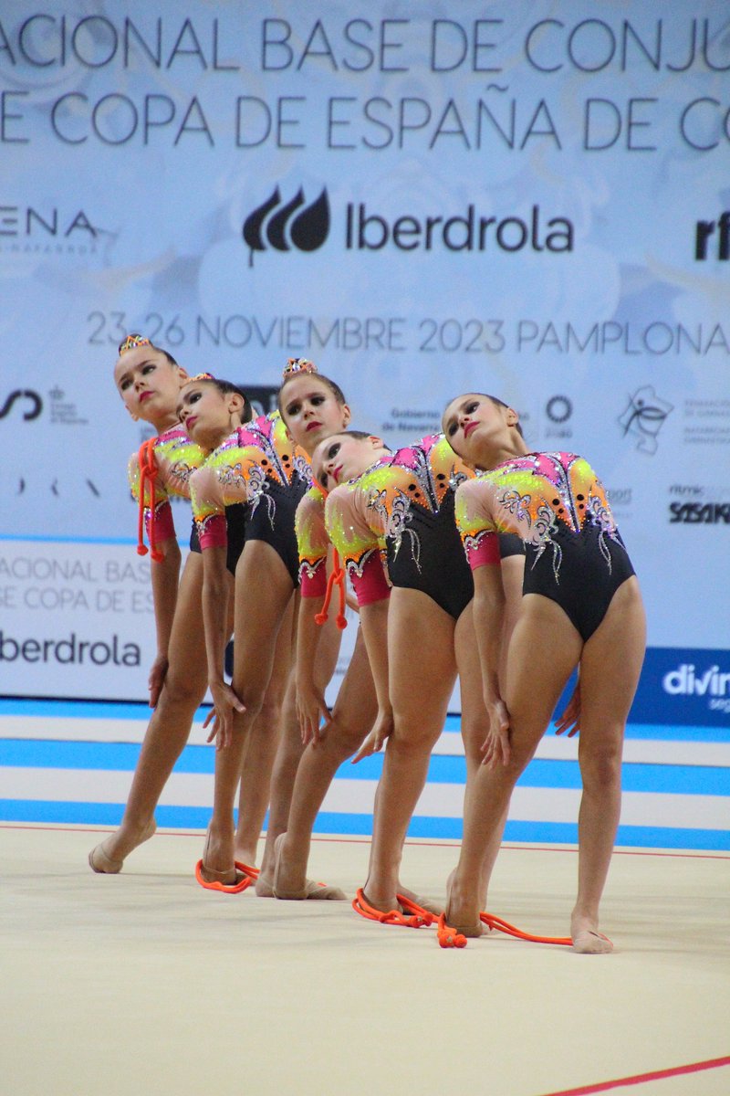 RFEGimnasia's tweet photo. ¡Buenos días! ☀️

🔛 Iniciamos el sábado con la tercera jornada del Nacional Base de conjuntos que acoge hoy la competición de las categorías alevin y juvenil,

🍀 ¡Mucha suerte a todos los clubes! #GRPamplona23  ❤️ https://t.co/5gC6BNBgob