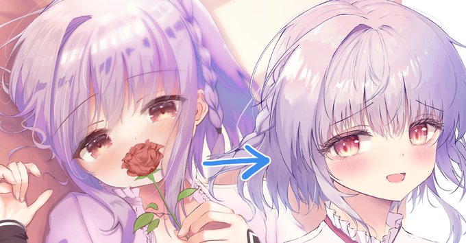 塗り途中だけど、新旧湊君比較 