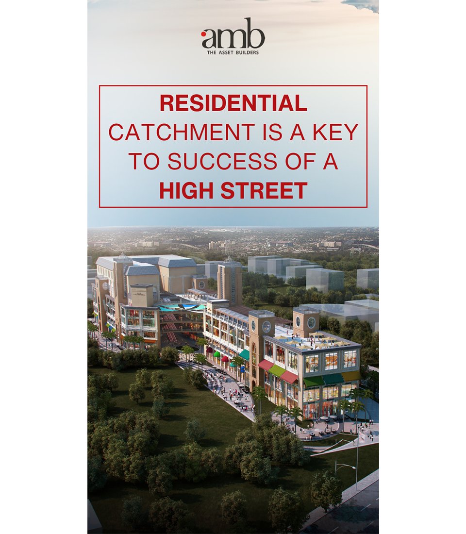 Residential catchment is a key to success of a 𝗛𝗶𝗴𝗵 𝗦𝘁𝗿𝗲𝗲𝘁.

#AMBGroup #ambgroup #highstreet #retail #residential #gurgaon #retailstreet #retaildevelopment