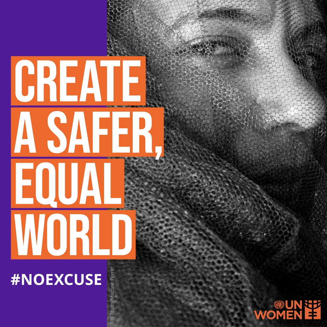 Almost one in three women have been subjected to physical and/or sexual violence at least once in their life. 25 November marks the start of our 16-day activism campaign, UNiTE! Invest to Prevent Violence Against Women and Girls to demand action. Spread the message:#NoExcuse