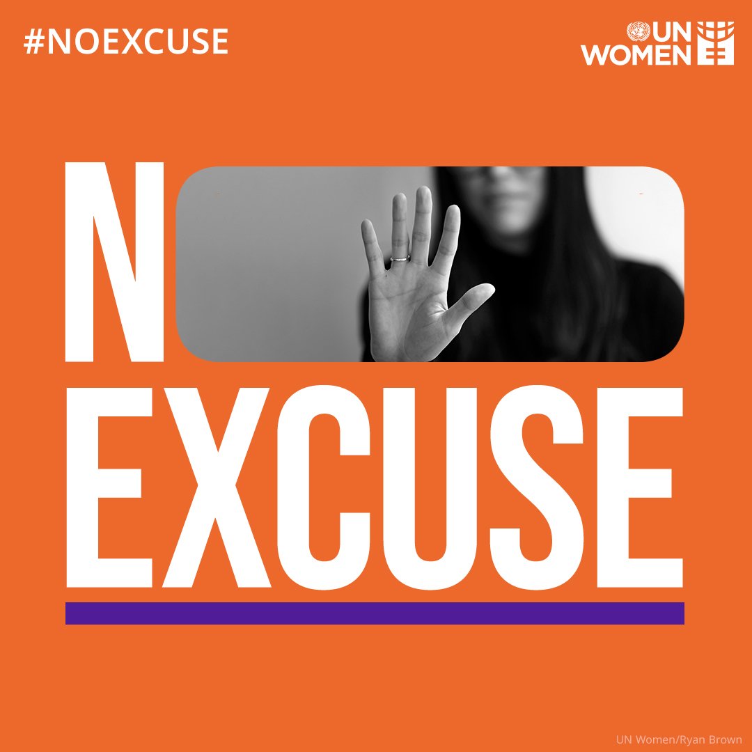 Today is the first day of #16Days of Activism against Gender-Based Violence. Ito ay isang kampanya para wakasan ang violence against women and girls: ang pinaka-laganap na human rights violation worldwide. There is #NoExcuse. Repost if you are with us ✋🏽 @UN_Women @unwomenasia