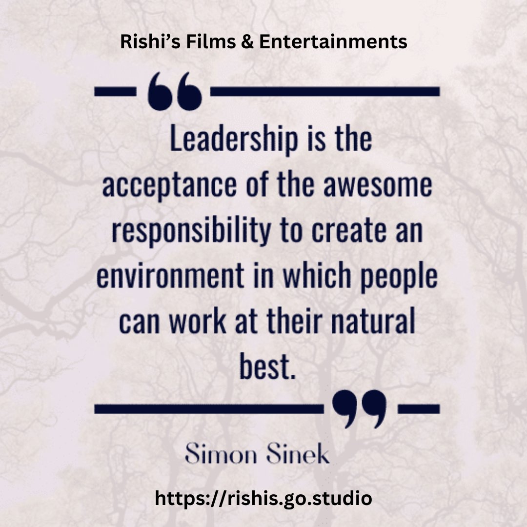 True leaders ignite sparks of greatness within others, guiding them towards extraordinary achievements. -
-
#rishis #films #leaderquotes #leadership #quotes #smartquotes #success #leader #lifequotes #nicequotes #inspiredquotes #motivationyou #kingofquotes #justquotes
