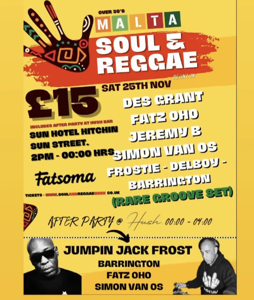 TODAY!! Last minute crew #hitchin #HERTFORDSHIRE 🎵🎶🎵 <a href="/djjjfrost/">Jumpin Jack Frost</a> 🔥🔥🔥