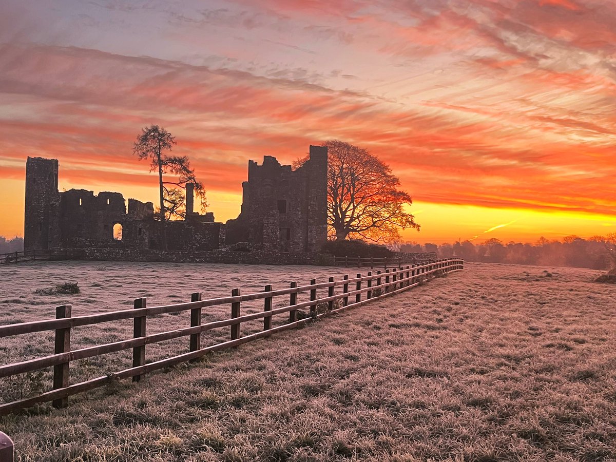 A crisp morning Bective Abbey at 7.30 this morning