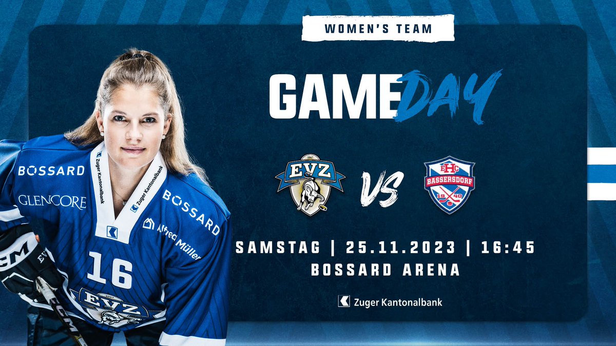 official_EVZ's tweet photo. Heute Nachmittag treten wir in der BOSSARD Arena gegen die Basiladies an 😍 Let's go!
🏠 HOME GAME
🏆 #swhlb
🏒 #EVZ 🆚 #BasiLadies
📍 BOSSARD Arena
⏰ 16:45
🎟️ https://t.co/RAvrgdrWxc
#fürblauundwiis https://t.co/tl2uZL9pkL
