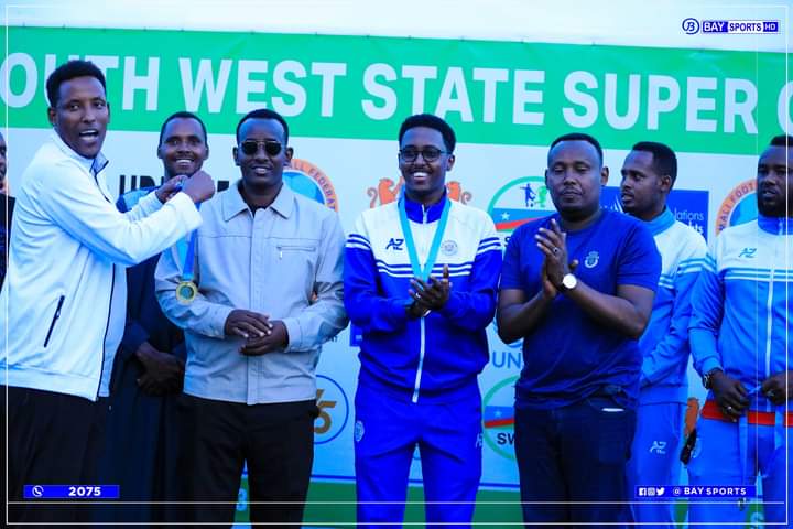 AbdallaBaidoa's tweet photo. Football means peace, here is Dr Ayub Stadium Baidoa which hosted a match of Baidoa Super cup for FC BCC Vs BAIDOA FC. Kudos to you BCC for winning this cup, 
Welcome MP Minister @MoBareMohamud. 
#BaidoaSuperCup 
#Football https://t.co/BY4MQfAhBE