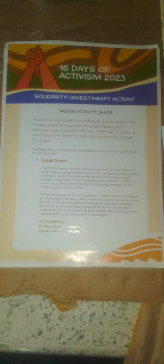 seathtrust's tweet photo. We stand united in our voices and present powerful front to call for greater investment and resist backlash...thank you @GBVnet for the GBVKIT
#16DaysOfActivism 
#SolidarityActionInvestment
#SolidarityInvestmentAction @RaisingVoices @WCOZIMBABWE @MUSASAZIM @AU_WGYD @CMafuka https://t.co/PPXgsJ1LIB