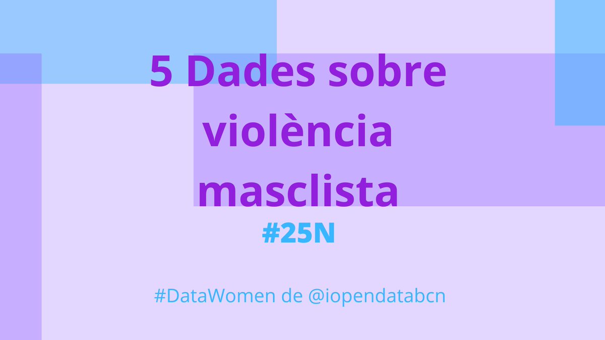 iopendatabcn's tweet photo. 🟣✊ Avui #25NData des de l'equip #DAWO volem compartir 5 dades rellevants sobre l'impacte de la #violènciamasclista #25N Llegeix el fil creat per descobrir les 5 dades #DataXSocial 👇 https://t.co/KMjN9WMvsx