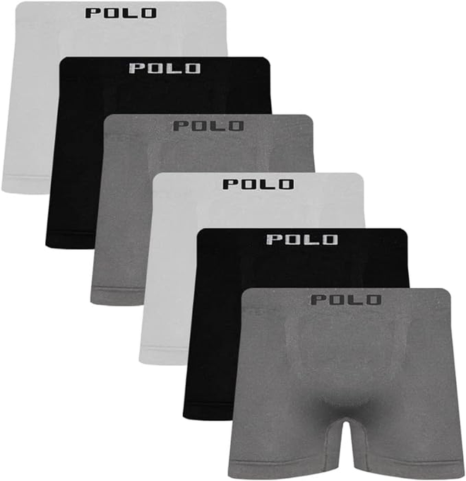 Kit 6 Cuecas Polo Boxer Microfibra Sortido – POLO STAR