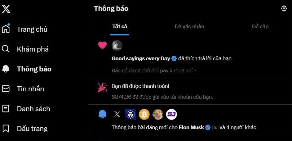 dungich1's tweet photo. Không biết a Musk tính kiểu gì , dư��i đây là khoản pay của 1 tk 800k follow ( 1k2 $) và 1 tk 1k fl (800$)
Và anh 800k fl đang chửi um lên 🤣 https://t.co/FwOE4ZzPEJ