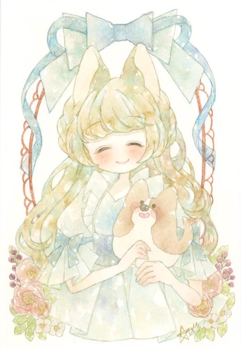 #いいえがおの日みんな素敵ないいお顔#アナログ絵  #絵描きさんと繫がりたい 